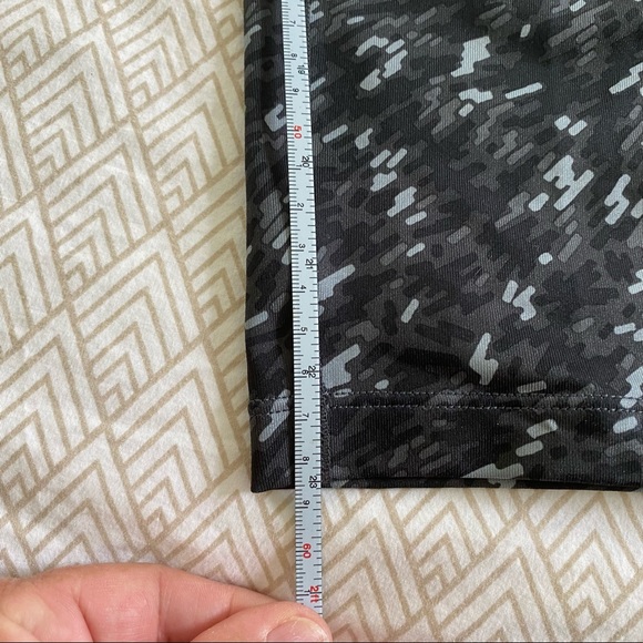 Nike Dri-Fit Leggings Confetti Pattern Gray Black - Picture 8 of 16